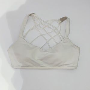 Lululemon Free to Be White Sports Bra